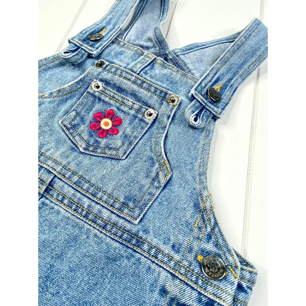Vintage Mickey & Co Minnie Mouse‎ Denim Overall Dress, Size 6X